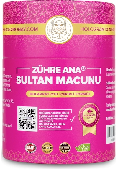 Zühre Ana Sultan Macunu Dulavrat Otu Hayıt ve Civanperçemi İçeren Macun 240 G
