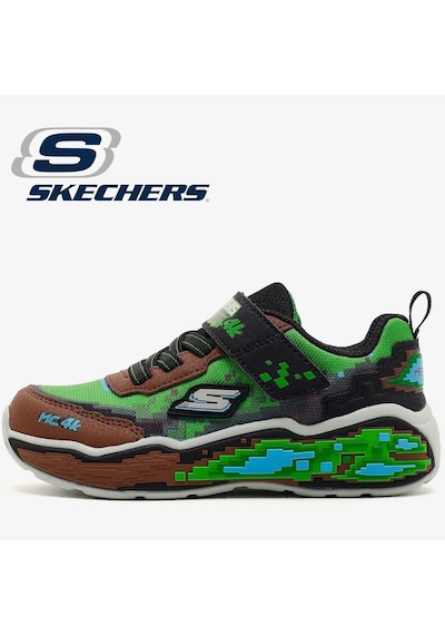 Skechers Megacraft 4k Mega Scene 402162n-brmt Ortopedik Çocuk Spor Ayakkabı Yeşil