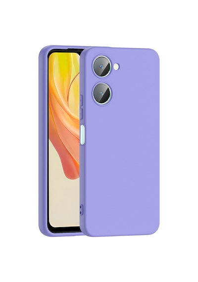 Vivo Y18 Kılıf Yumuşak Silikon Kamera Korumalı Lansman Celikaksesuar Lila