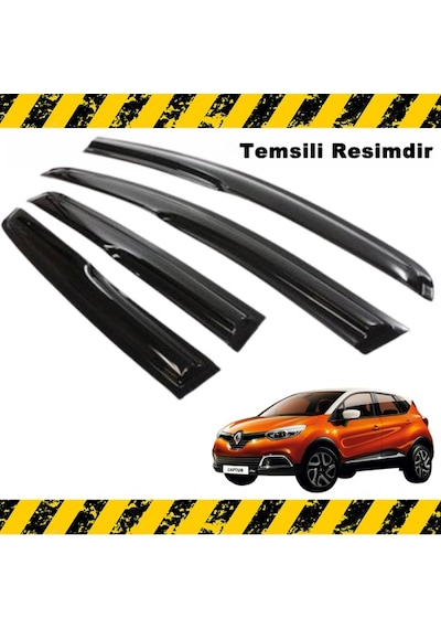 Renault Captur Mügen Cam Rüzgarlığı 2013-2020 Arası 4 Lü N11.35960