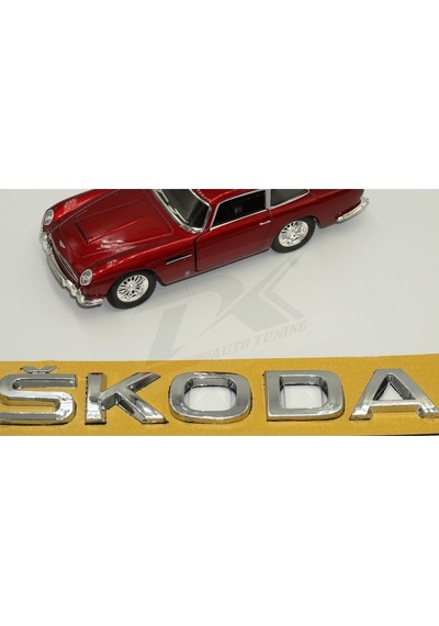 Skoda Bagaj Krom Abs 3M 3D Yazı Logo Amblem (549369393)