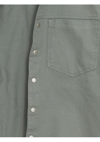 Lcw Jeans Haki Rahat Kalıp Uzun Kollu Erkek Jean Gömlek