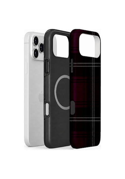 Velvoria Valestra Mürdüm Siyah Ekose Apple iPhone Uyumlu 17 Pro Max Magsafe Koruma Kılıfı Valestra Magline - Mürdüm Siyah Ekose Velvoria Valestra Mürdüm Siyah Ekose Apple iPhone Uyumlu 17 Pro Max Magsafe Koruma Kılıfı Valestra Magline - Mürdüm Siyah Ekose