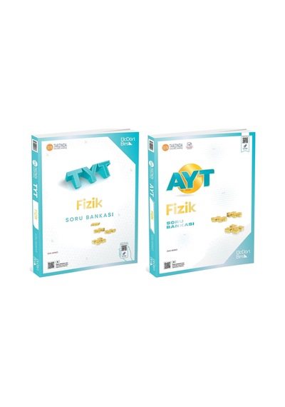 Üç Dört Beş Yayıncılık 345 Tyt - Ayt Fizik Soru Bankası Set 2 Kitap