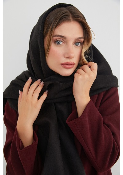 Fullamoda Basic Püsküllü Şal Siyah