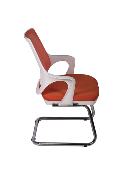 Ofisbazaar Buya Beyaz Fileli Misafir Koltuğu Ergonomik Toplantı Ve Bekleme Koltuğu Turuncu Turuncu Ofisbazaar Buya Beyaz Fileli Misafir Koltuğu Ergonomik Toplantı Ve Bekleme Koltuğu Turuncu Turuncu