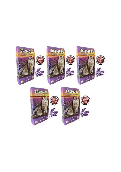 Catmozz Lavander Lavantalı Kedi Kumu Koku Giderici 5 x 30 G