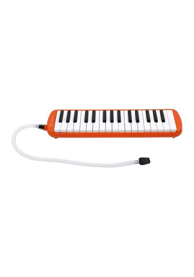 32 Tuşlu Özel Oval Çantalı Turuncu Melodika Yedek Ağızlıklı