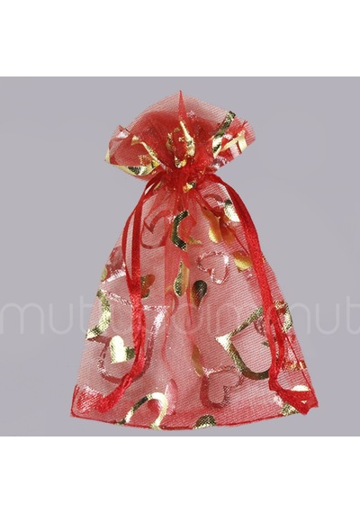 Mutluadim Kalpli Kese 9 X 14 Cm 12 Adet