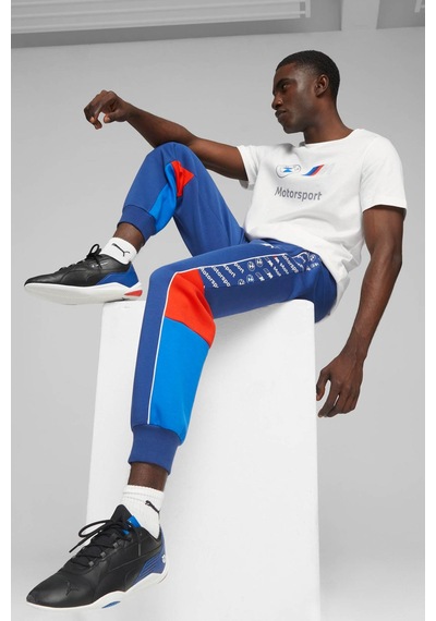 Puma Bmw Mms Ess Logo Tee Beyaz Erkek Kısa Kol T-shirt 000000000101816524 Beyaz