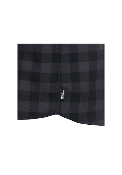 Jack Wolfskın Jack Wolfskin Lite Flannel Shirt Erkek Gri Gömlek T0156 Antrasit