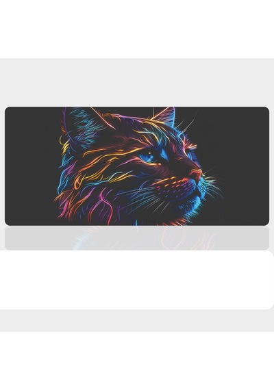 90x40 Cm Desenli Oyuncu Gaming Mouse Pad Kaymaz Kauçuk Taban Fare Altlığı Xxl Neonstrike Serisi 05