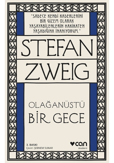 Olağanüstü Bir Gece - Stefan Zweig - Can Yayınları