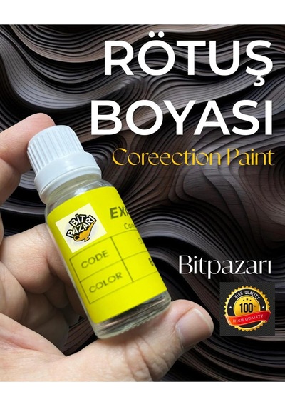 Kod- Gri Jant Boyası - Profesyonel Gri Jant Rötuş Boyası - Taş Izi Ve Çizik