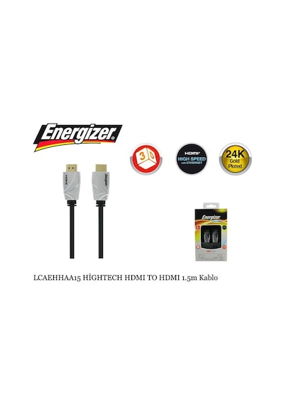 Energizer Lcaehhaa15 Hdmi 1.5M 8K 60Hz 4K 120Hz Ultra 7680P/1080P