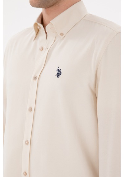U.s. Polo Assn. Erkek Taş Gömlek Basic 50306338-vr049 Tas Taş U.s. Polo Assn. Erkek Taş Gömlek Basic 50306338-vr049 Tas Taş