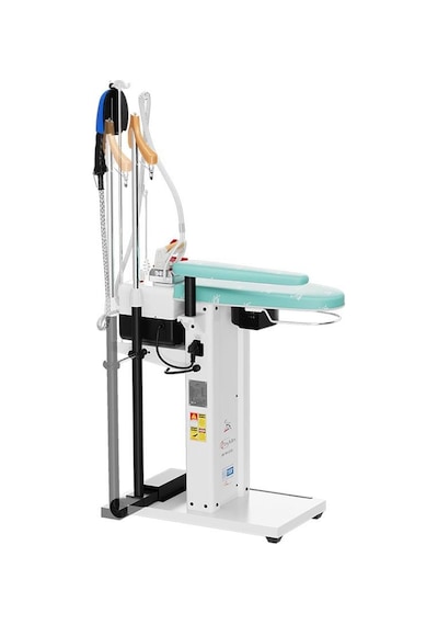 Gazzella "tiny Mini" Kazanlı Tip Portatif Ütü Masası- Ayak Pedallı / Mağaza Tipi - 60 Cm Turkuaz