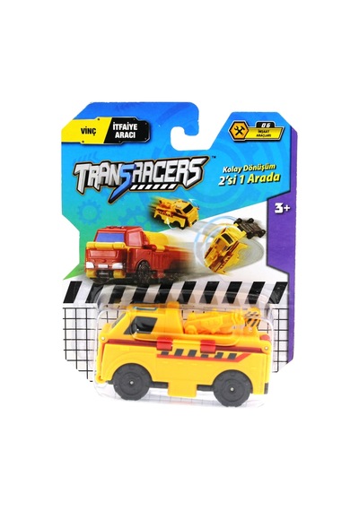 Transracers Dönüşen Araçlar Vinç - İtfaiye Aacı