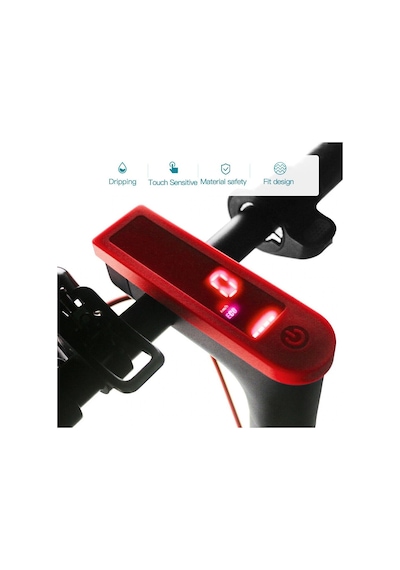M365 Pro Elektrikli Scooter İçin Pano Silika Jel Koruyucu Kapak Siyah