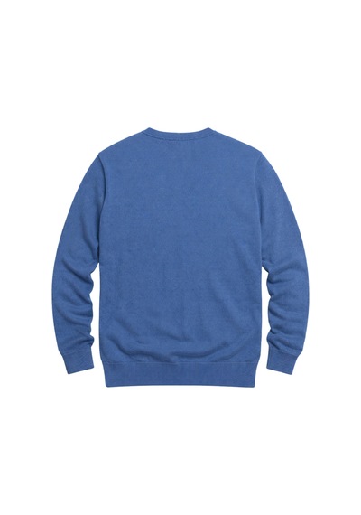 Battalmoda Erkek Büyük Beden İndigo V Yaka Triko Kazak 3xl-4xl-5xl-6xl