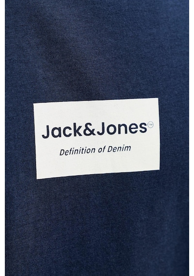 Jack & Jones Jjfrank Erkek Tişört Bisiklet Yaka Kısa Kollu Lacivert