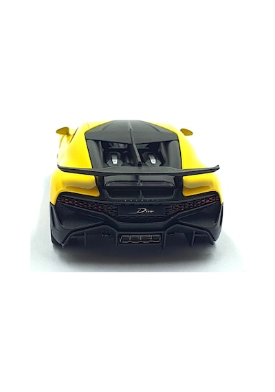 Kinsmart 1:36 Ölçek Metal Bugatti Divo Diecast Çek Bırak Araba Sarı