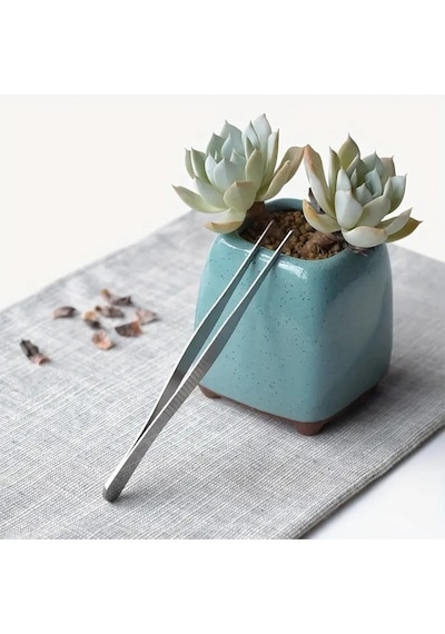 Cs Uzun 28-30 Cm Çelik Cımbız - Akvaryum Maşası