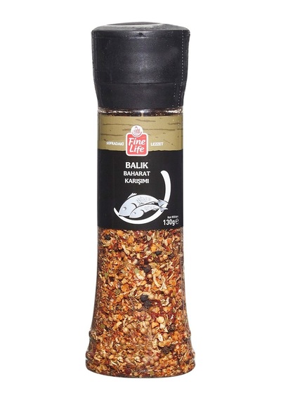 Fine Life Balık Baharatı 130 G - Balıklara Özel Lezzetli Baharat Karışımı 4'li Avantaj Paketi - Tarı