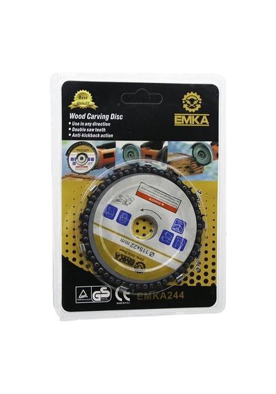 Ers Wood Carving Disc 115x22mm Zincirli Ahşap Testeresi Disk