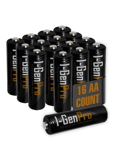 I-Gen Pro P133 16 Adet AA 2950 mAh Şarj Edilebilir Kalem Pil 1.2V Ni-MH Şarjlı Pil