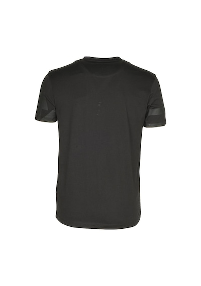 Ncs Siyah Bisiklet Yaka Baskılı Slim Fit Dar Kesim Tshirt 1227-siyah Siyah