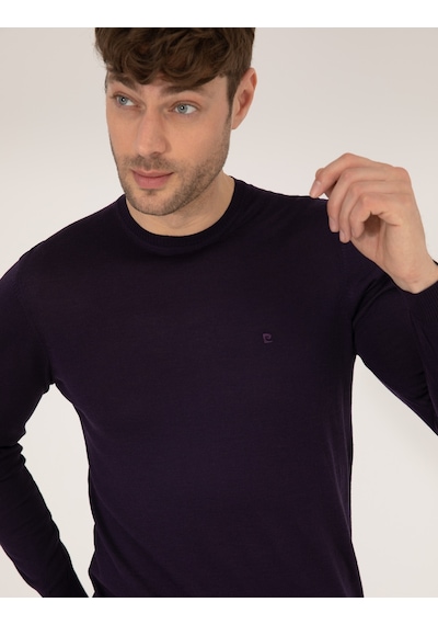 Pierre Cardin Erkek Mor Kazak /triko 50257301-vr038 Mor