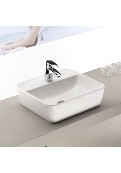 Turkuaz Seramik Cerastyle One Lavabo 55 x 45 CM (Batarya Delikli)