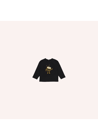 Panço Erkek Çocuk Baskılı Uzun Kollu T-shirt Siyah 2421bb05019-4935 001