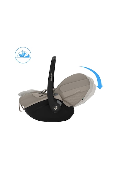 Maxi-cosi Pebble Slide Pro Tam Yatabilen 0-13 Kg Ana Kucağı Ve Oto Koltuğu Sand
