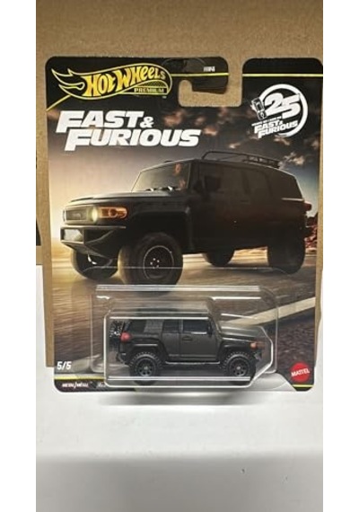 Hot Wheels Premium Fast And Furious 25. Yıl Özel Koleksiyon Araba Seti, 5'li Paket, 3+ Yaş, Model Hnw46 979n