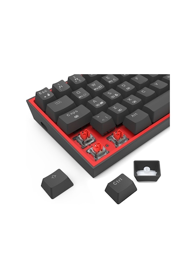 Redragon K616 Fizz Pro Rgb Red Switch 2.4ghz Kablosuz Klavye