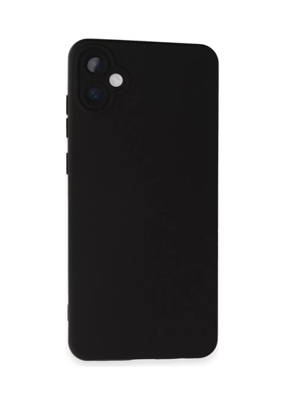 Samsung Galaxy A05 Uyumlu Kılıf Nano İçi Kadife Silikon - Siyah