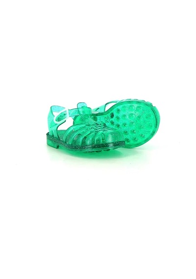 Meduse Sun Vert Paillete - Yeşil Unisex Çocuk Sandalet