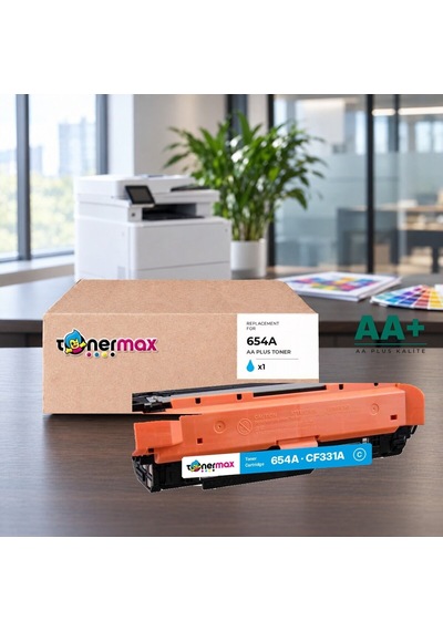 Hp 654a Cf331a Mavi Uyumlu Toner Aa Plus / Color Laserjet Enterprise M651
