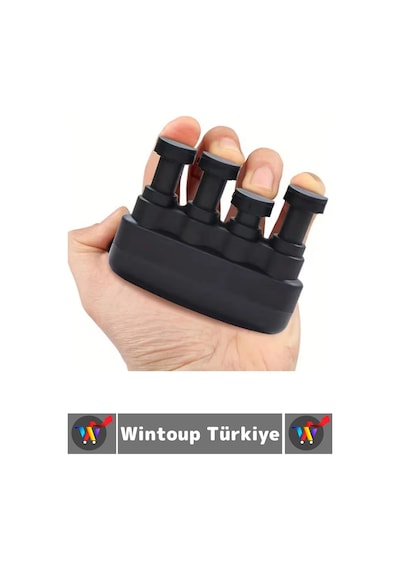 Elyayı Fizyoterapi Müzisyen Gitar Piyano Parmak El Bilek Güçlendirici Yaylı Egzersiz Aleti 2 Adet Çok Renkli