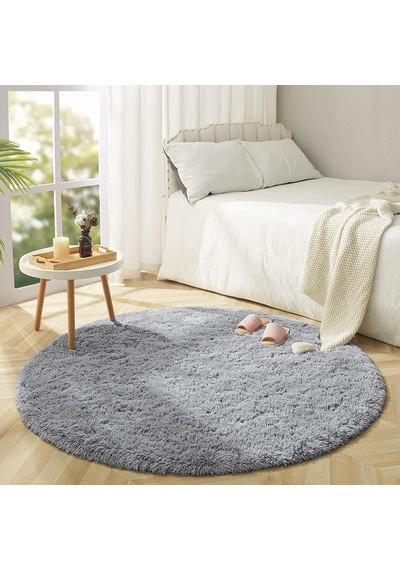 Rovigo Home Yuvarlak Tüy Dökmez Tavşan Tüyü Post Halı Yv