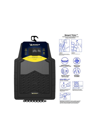 Michelin Mc34891 Tüm Araçlara Uyumlu 4 Parça Üniversal 3d Havuzl