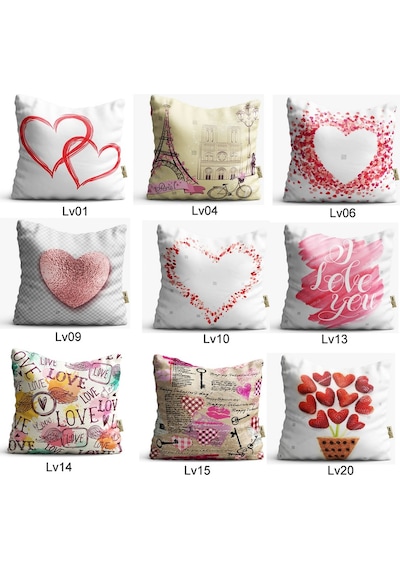 Kırlent Kılıfı 42X42Cm Dekoratif Kırlent Yastık Kılıfı Desenli