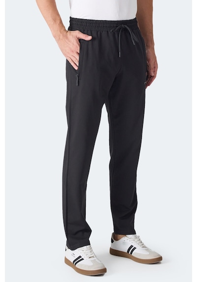 Slazenger Imprınt I Erkek Siyah Eşofman Altı Siyah