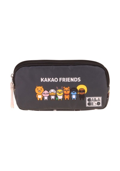 Calacilo Erkek Çocuk İlkokul Kalem Çantası - Kakao Friends Baskılı Siyah Renk Kakao Friends - C4079 Siyah - Gri
