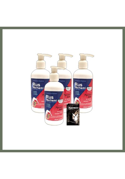 Bezos Playboy 4'lüx 250 Ml Tüy Dökücü Krem Ceviz Sütlü & Cevizli Rus Merhemi + Yanında Jel Bezos1