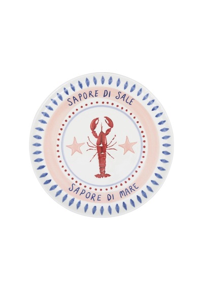 The Mia Itl0003 Italian Summer Servis Tabağı 30 Cm Beyaz