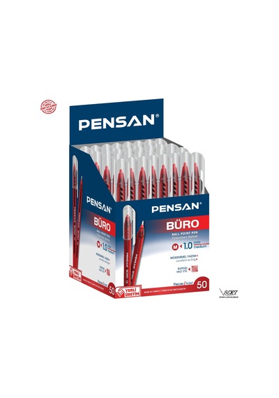 Pensan 2270 Büro Tükenmez Kalem Siyah 1 MM 50'li N11.22699