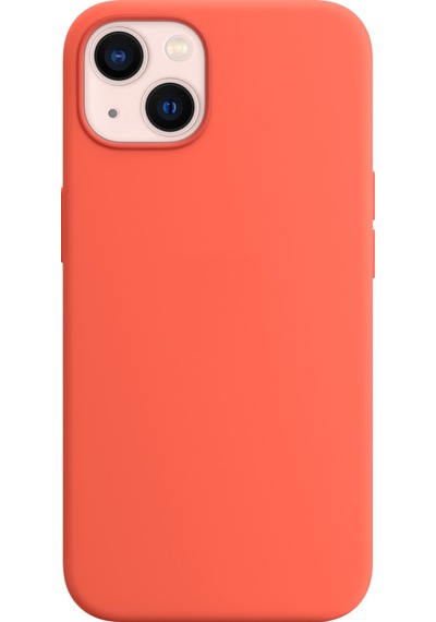 Buff Apple Uyumlu iPhone 14 Rubber Fit Kılıf Nektarin